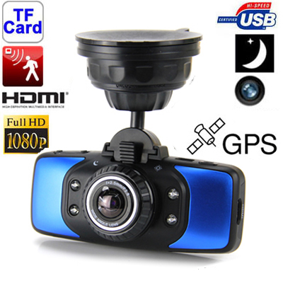 KVD GS9000 Blue , 2.7 inch High Resolution TFT LCD Screen 5.0 Mega Pixels CMOS Full HD 1080P Vehicle Blackbox DVR Car Camera Rec